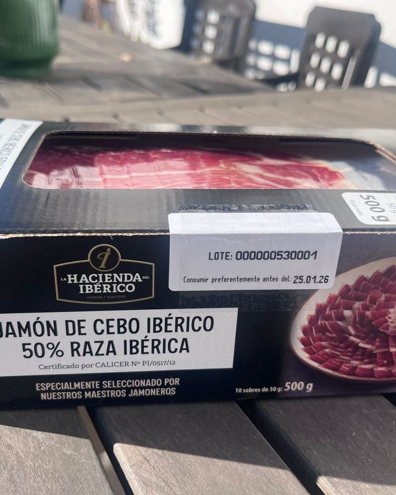 500g Luksus sortfodsskinke