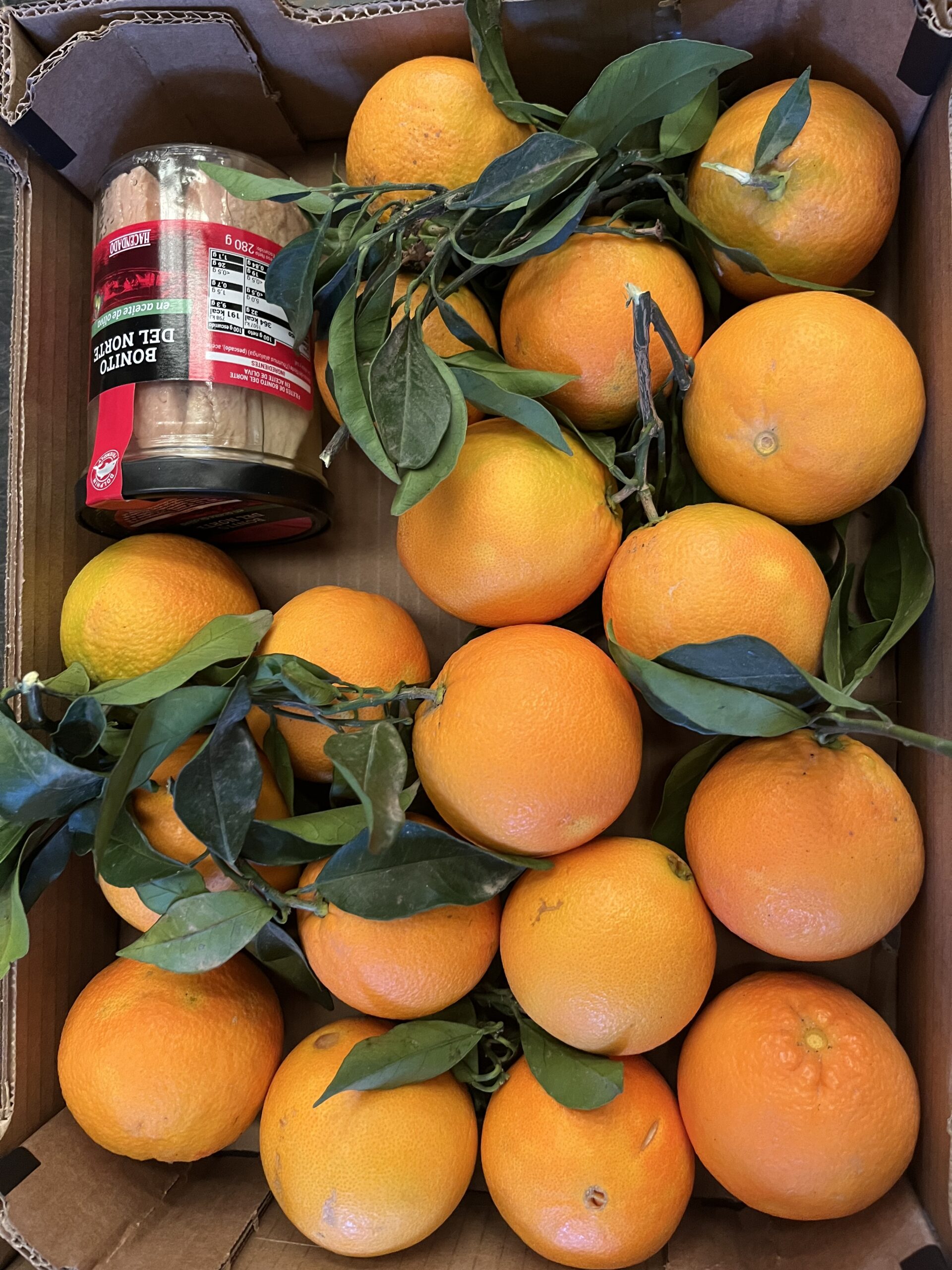 3 kg appelsiner + luksus tun